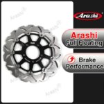 Arashi 1PCS 290mm Motorcycle CNC Floating Front Brake Disk Disc Rotors For SUZUKI GSX600F GSF650 BANDIT S/ GSF 650 BANDIT SV650 (New)