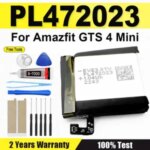 Brand BackShell Battery PL472023 472023 Huami Amazfit GTS 4 mini 270mAh Replacement Watch Bateria + Free Tools Bangladesh (New)