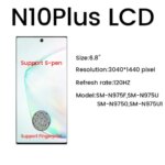 68“ 120hz Amoled Samsung Galaxy note10 plus N975 N975F N9750 Display Touch Screen note10 plus lcd replacement With Frame (New)