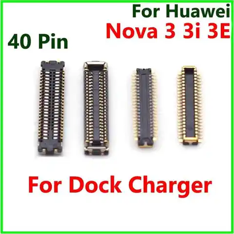 S6fa56d2a7a8a42939ceeb5577bf0cad0V_480x480q75 Huawei Nova 3 3i 3e LCD display dock charger Charging FPC On Motherboard Main board Flex 40 Pin (New) - Image 1