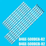 LED strip For UA50J5500AK UE50H5000AK UA50H6200AK UE50H6510 UN50H6400 UN50H6300 UN50J5500AG D4GE-500DCA-R1 D4GE-500DCB-R1 (New)