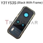 Rear Back Camera Glass Lens VIVO Y51 Y51A Y31 Y53S V2030 V2031 V2036 Camera Cover With Frame Bezel Replacement (New)