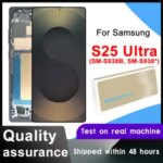 Dynamic AMOLED 6.9 Samsung S25 Ultra Display Touch Screen Digitizer Assembly SM S938 SM S938B/DS LCD Replacement Parts Bangladesh (New)