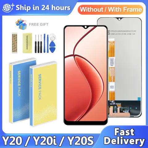 S70641193234b4887bd9c91c0c3929440N_480x480q75 6.51'' For Vivo Y20 V2029 / Y20i V2027 V2032 LCD Display Touch Screen For Vivo Y20S Screen Replacement For Vivo Y12s Display (New) - Image 1