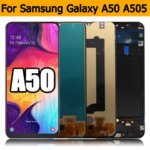 AMOLED Display Samsung Galaxy A50 LCD Display Touch Screen Digitizer With Frame Samsung A505 A505FN DS A505F DS A50 LCD (New)