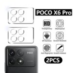 2 3D Camera Lens Glass Protector Xiaomi Poco X6 Pro/F8 Ultra/F8 Pro Pocco Little X6 X 6 Pro X6Pro 5G Camera Flims Cover Bangladesh (New)