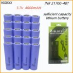 100% BackShell 21700 4500mah 45A 40T 3.7V  high discharge/capacity Li ion rechargeable battery PK 40T high discharge power li ion Bangladesh (New)