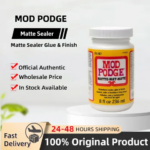 Mod Podge Matte Sealer Glue and Finish Quick Dry Easy Clean for Wood Paper Fabric & More Non-Toxic 2oz/4oz/8oz (New)