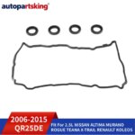 Engine Parts Valve Cover Gasket Set Fit 2.5 L GAS QR25DE 06-15 For NISSAN ALTIMA MURANO ROGUE TEANA X-TRAIL RENAULT KOLEOS (New)