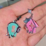 Jet Warrior 2 Splatoon2 Xiaoji Iida Earrings Earrings Earrings Splatoon 3 Animation Peripheral Games (New)