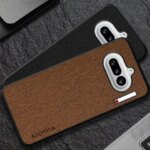 Case Nothing Phone 4a 5G coque Luxury textile Leather skin soft phone cover funda nothing phone 4a case capa (New)