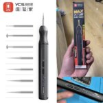 YCS 2nd MAX Electric Polishing Pen for Mobile Phone Repair 5-Speed Grinding Carving Tool for Motherboard Chip CPU (New)