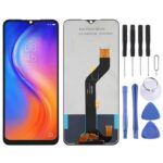 Original LCD Display Screen Assembly for Tecno Spark 6 Air Smartphone Touchscreen with Digitizer and Frame Compatible