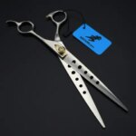 8.0 inch Professional Pet Grooming Straight Scissors JP440C Stainless Steel with High Quality Alloy Handle Straight Shears (New)