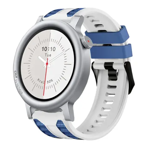 S72c51710215f4be9bfe4d3666aae65c1I_480x480q75 22mm Sports Silicone Strap Nothing CMF Watch 3 Pro 2 1 Breathable Bracelet Wristb Amazfit Active Max Balance 2 1 Bip 6 5 (New) - Image 1