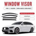 Fit For Benz C Class W203 W204 W205 S205 W206 C200 C260 C300 Window visor Awnings Shelters Vent Shades Sun Rain Deflector Guard (New)