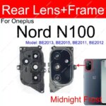 Back Camera Lens Glass Cover Oneplus OnePlus Nord N100 N200 5G Rear Camera Glass Lens Frame Holder Repair Parts (New)