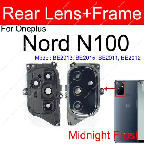 S72dd28b85fe446118301fdf64eadf1a6f_480x480q75 Back Camera Lens Glass Cover Oneplus OnePlus Nord N100 N200 5G Rear Camera Glass Lens Frame Holder Repair Parts (New) - Image 1