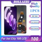 100% Tested Itel City 100 C671L LCD Display Touch Screen Digitizer Panel Assembly Replacement Itel City 100 LCD (New)