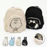 YOUMAI Snoopy Backpack LKawaii Girls Japanese Cartoon Versatile Leisure Travel Backpack Storage Bag Exquisite Gifts (New)