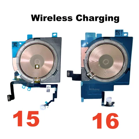 S736045c5a41749bf8cc3a77d2e163cf5B_480x480 1pcs Wireless Charging Coil Flash Flex Cable iPhone 16Plus 16 15 Pro Max Charger Panel Sticker WPC Pad Tape Parts (New) - Image 1