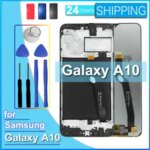 BackShell LCD Samsung Galaxy A10 LCD Display Touch Screen Digitizer Assembly Replacement Samung A10 LCD A105F A105M A105G Bangladesh (New)