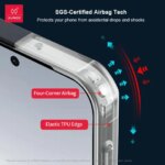 Xundd For Oppo Find X9 Ultra Case Airbags Shockproof PC&TPU Matte Transparent Bumper Anti-Drop Phone Cover For Find X9 Ultra (New)