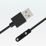 2 pins 4pins Smartwatch Dock Charger Adapter USB Charging Cable Cord Adult Kids Smart Watch Power Charge Wire Accessories (New)