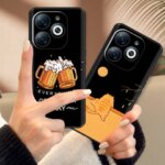 Phone Case Infinix Smart 8 8pro 8Plus Cute Cartoon Painted Back Cover Soft TPU Bumper Infinix Smart 8 Pro Plus Case Capa (New)
