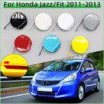 Rear Bumper Tow Hook Cover Hauling Cap For Honda Fit Jazz GE GE6 GE8 2011 2012 2013 71504-TF0-900 Painted (New)