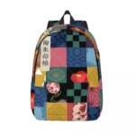 Nezuko School Backpack Women Girl Laptop Bookbag Durable Casual Daypack Lightweight Hiking Travel Bag (New)