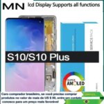 Super AMOLED LCD touch screen replacement Samsung S10 sm g973f/DS S10 plus sm g975f/DS S10 + Bangladesh (New)
