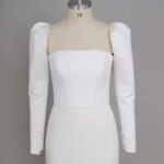 Removable Satin Wedding Sleeves with Tulle Ribbon with Buttons Bride Gloves Women Bridal Accessories Formal Party Sleeves (New)