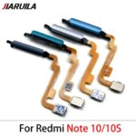 Home Button FingerPrint Touch ID Sensor Flex Cable Ribbon Replacement Parts For Xiaomi Redmi Note 10 Pro Note 10 5G Note 10s (New)