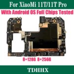 Unlocked Original MotherBoard for Xiaomi 11T Pro MainBoard Fully Tested Good Working Logic Board Circuits Plate for Mi 11t Pro (New)