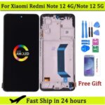 Xiaomi Redmi Note 12 4G 23021RAAEG 22111317I LCD Display Touch Screen Digitizer Panel Assembly Redmi Note 12 5G LCD Bangladesh (New)