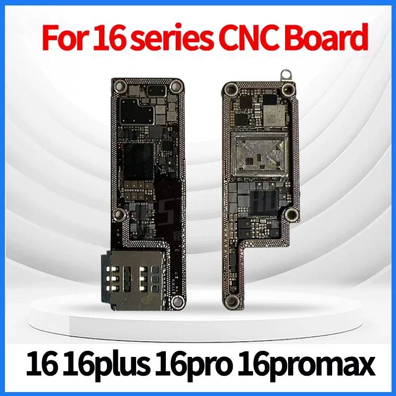 CNC Motherboard For iPhone 16 16PLUS 16PRO 16PROMAX Logic Board Swap CPU Baseband Without Nand US EU Polishing CPU RF CNC Motherboard For iPhone 16 16PLUS 16PRO 16PROMAX Logic Board Swap CPU Baseband Without Nand US EU Polishing CPU RF
