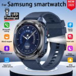 2026 New Military SmartWatch Men LED Flashlight 1.39inch Fitness Tracker Sport Heart Rate IPx8 Waterproof Smartwatch (New)