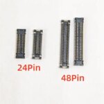 5-10pcs LCD Display Screen FPC Connector For Moto Edge / S30 / G200 USB Charger Charging Contact Plug 24pin 48pin (New)