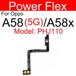 OPPO A56 A57 A57e A57s A58 58X 4G 5G Power Volume Flex ON OFF Power Voulme Side Keys Buttons Flex Cable Parts (New)