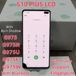 6.4 Samsung AMOLED S10 Plus G975 G975N G975U G975W SM G975F LCD Display Replacement Screen With Blackdot stratification Bangladesh (New)