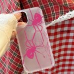 Lmmcjj Pink Spider Phone Case For iPhone 11 12 Pro Max 13 Mini 16e 15 Pro 14 Plus XR X XS 7 8 Se 2020 Phone Cover iPhone Case (New)