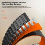 New Sport Silicone Strap Apple Watch B Ultra 3 49mm 11 10 46mm 42mm Magnetic Bracelet iWatch 9 8 7 6 5 SE 45 41mm 44 40mm (New)