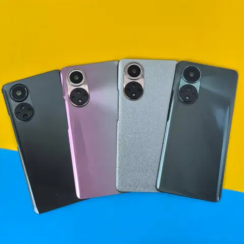S7604beb8f93c40b5ab0ba61fbcad61f6i_480x480q75 Original Back Glass Case HONOR 50 NTH-NX9 Battery Cover Rear Door Housing Panel Repair Parts with Camera Lens Honor 50 (New) - Image 1
