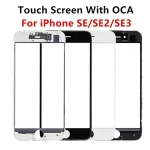 SE 3 2 Outer Screen iPhone SE 2022 2020 SE3 SE2 Front Touch Panel LCD Display Out Glass Cover Lens Repair Parts + OCA Bangladesh (New)