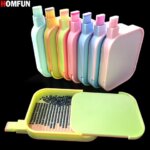 HOMFUN New Color Diamond Painting Tray Slide Cover Horizontal Grid 5D Embroidery Accessories Storage Tools Drill Storage Tray (New)