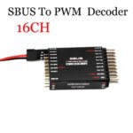 SBUS To PWM/PPM Decoder 16 Channel Converter Receiver Signal Transverter For Futaba Frsky Orange (New)