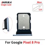 Sim Card Tray Google Pixel 8 Pro 8A Dual Micro SIM Card Slot Tray Holder SD Card Reader Replacement Parts (New)