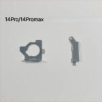 10Sets Rear Camera Flash & Mic Microphone Metal Bracket Clip Cover Plate iPhone 16 15 14 Pro Max Plus Repair Parts (New)