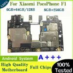 256GB Global Version For Xiaomi Pocophone Poco F1 Motherboard 128GB 64G Logic Board Unlocked Mainboard Android OS Plate